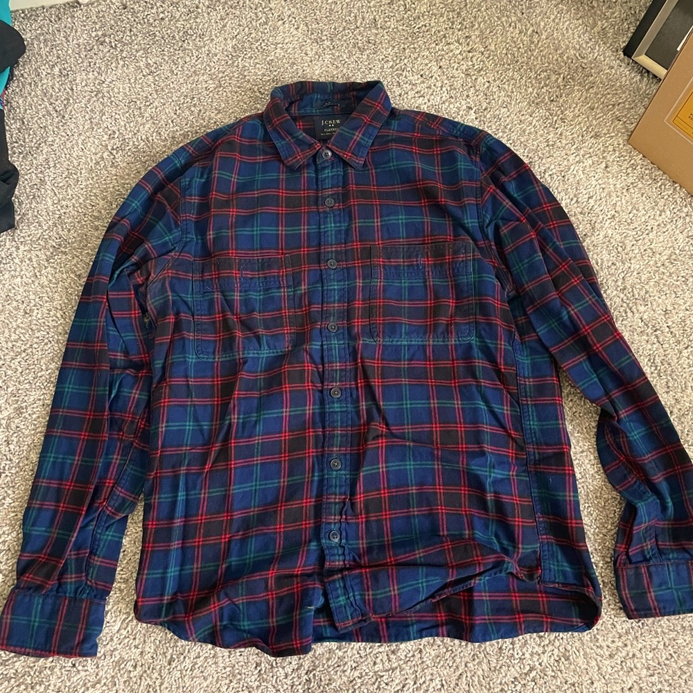 J. CREW Men’s Medium Slim Fit Flannel